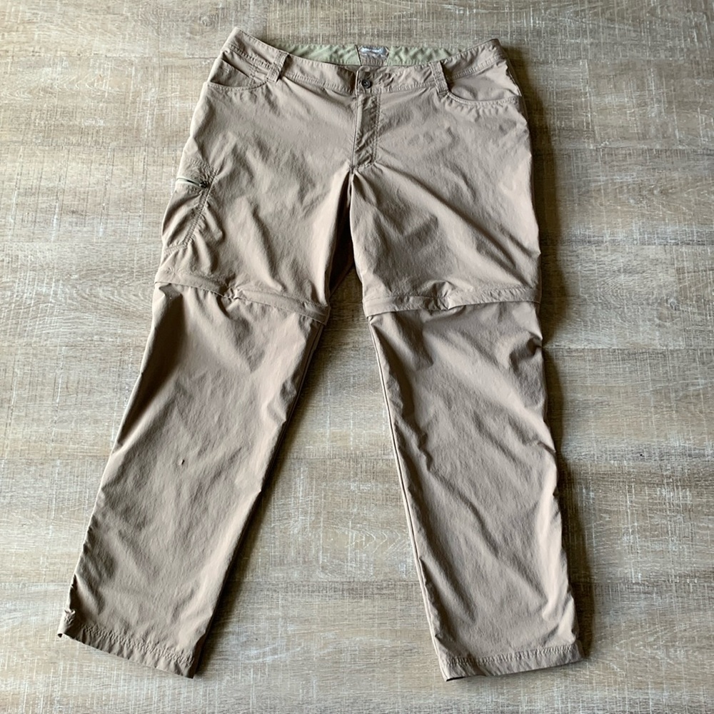 Marmot Light Brown Convertible Hiking Pants